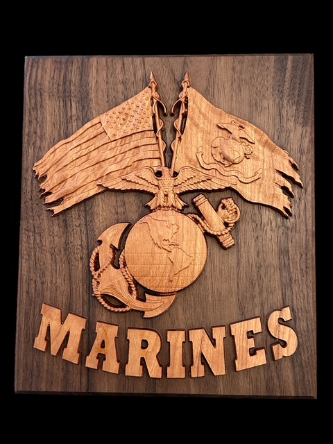 Marine Corps & USA | Leatherneck Wood Carver
