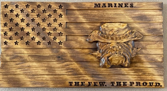 Marine Corps & USA | Leatherneck Wood Carver