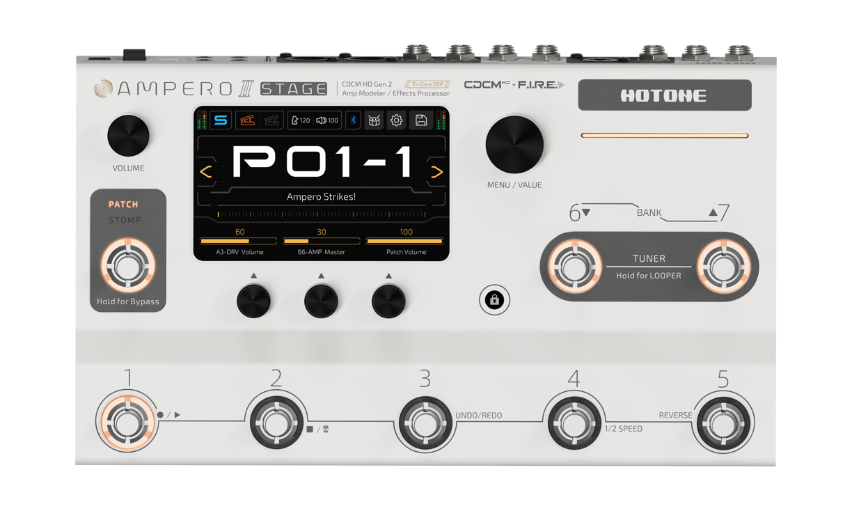 HOTONE AMPERO:Firmware V4.1最新ファームウェア更新済 Here We Go! Ampero V4.1, Ampero One V2.0 & Editor V1.4.0 Has