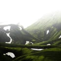 green mountain under white sky during daytime