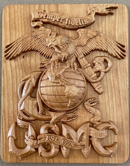 Marine Corps & USA | Leatherneck Wood Carver