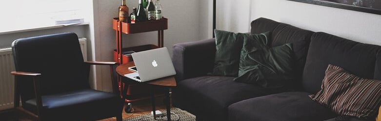 Bright living room with modern inventory