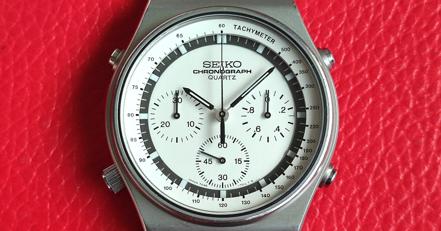 1982 Seiko 7A28-7010 “Speedmaster” Quartz Chronograph