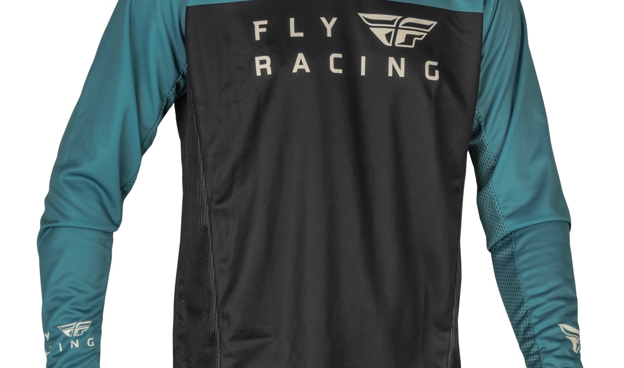 Fly Racing 2023 Radium Jersey (Black/Evergreen/Sand) | Dave Clarke Racing