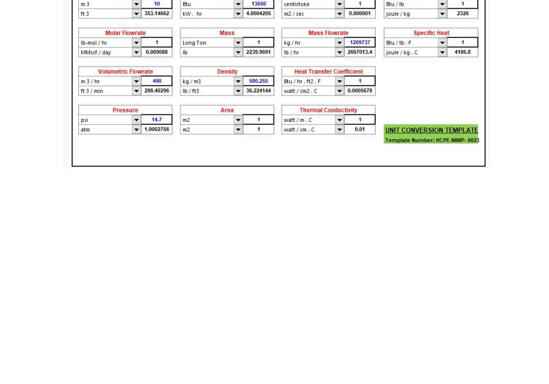 Unit Conversion Calculation Growmechanical Spreadsheets