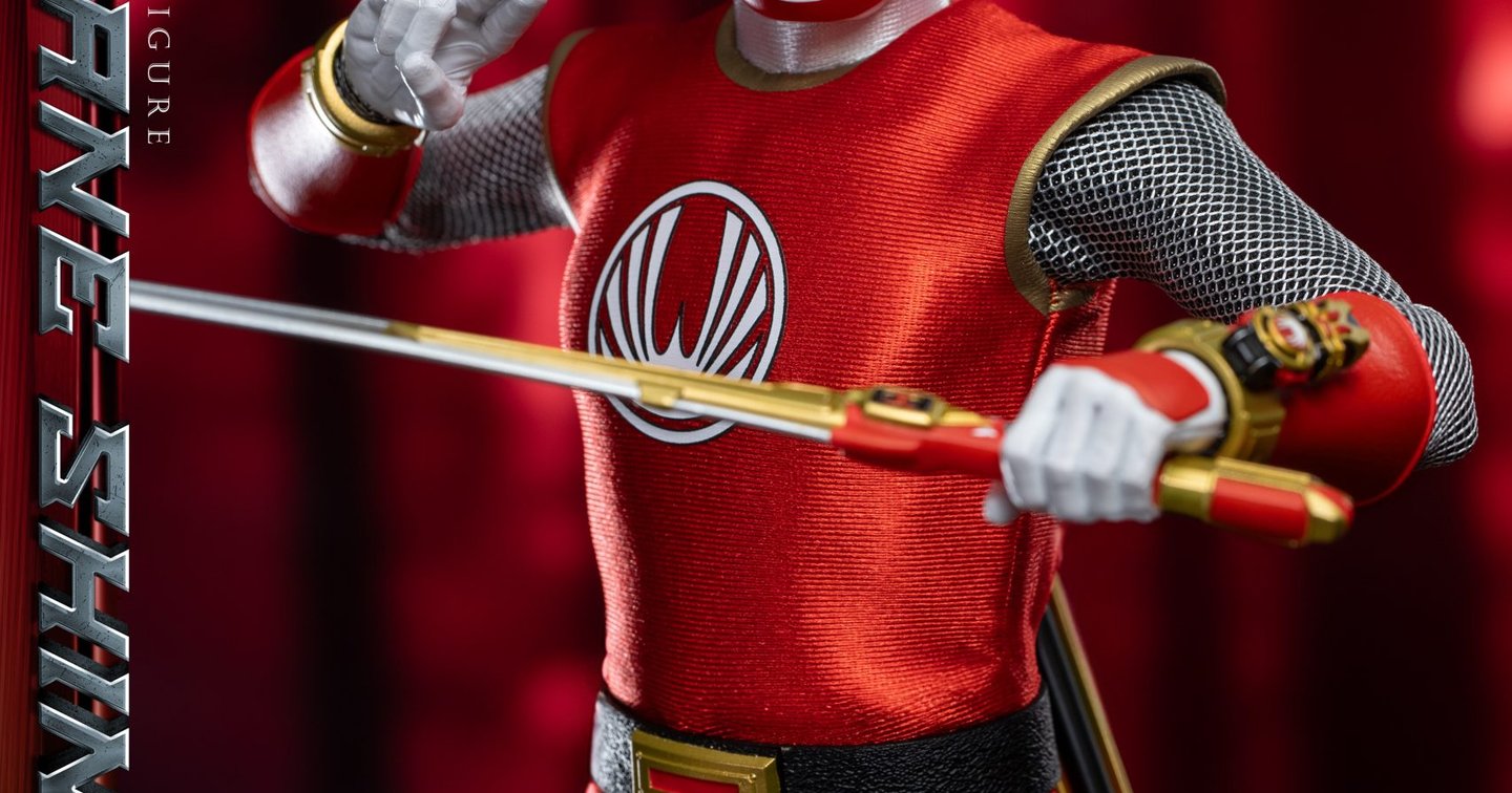 In stock! Soosootoys SST074D Ninja Storm red ranger 1/6 power