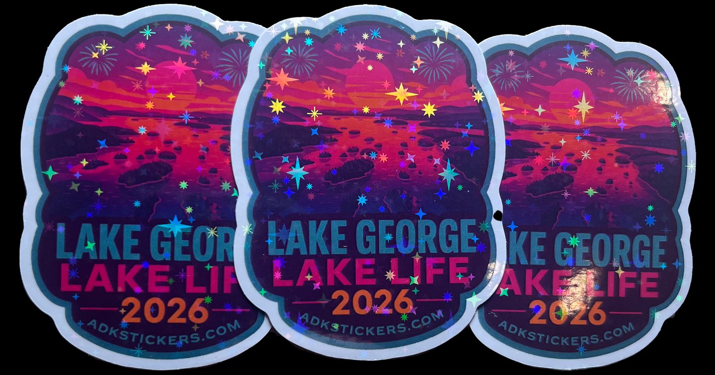 🔥 Lake George Lake Life 2026 – Starry Glossy Vinyl Sticker Pack (3-Pack ...