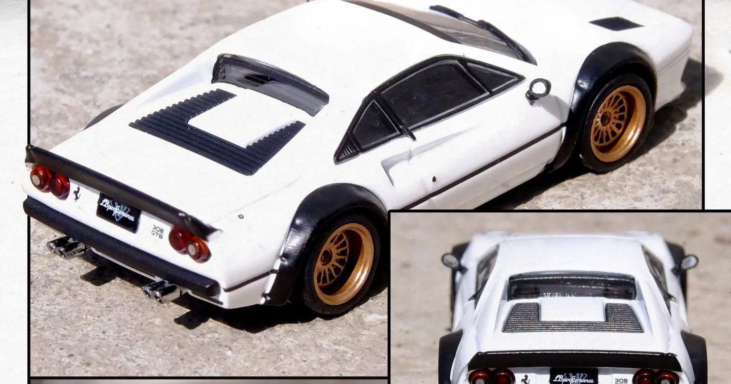 Inno64 LBWK 308 GTB White 1:64 Scale Diecast | Omocha Hero
