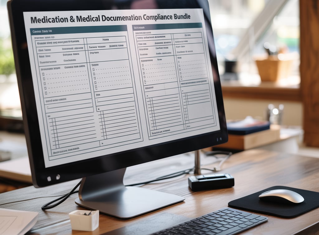 Medication & Medical Documentation Compliance Bundle | Mental Health Forms