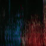 red blue and black abstract painting