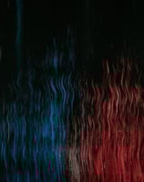 red blue and black abstract painting
