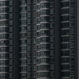 black and white concrete building