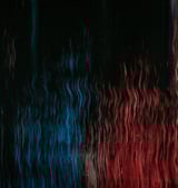 red blue and black abstract painting