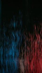 red blue and black abstract painting
