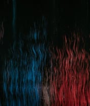 red blue and black abstract painting