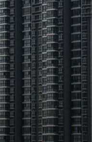 black and white concrete building