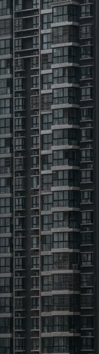 black and white concrete building