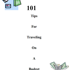 101 tips for traveling on a budget