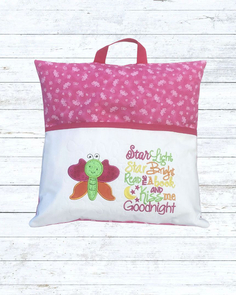 Butterfly reading pillow