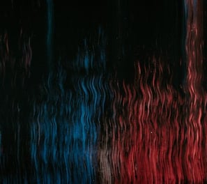 red blue and black abstract painting