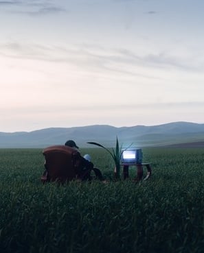 people sitting on grass field during daytime