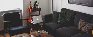 Bright living room with modern inventory