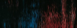 red blue and black abstract painting