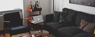 Bright living room with modern inventory