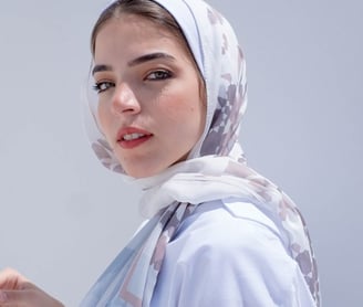 woman in white hijab smiling