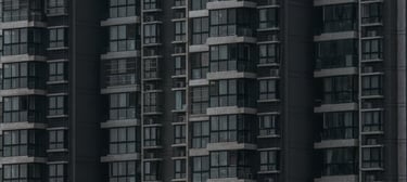 black and white concrete building