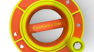 21cm X 5,5cm Dev Çıkrık Kasnak - Makaralı Kasnak - Çıkrık Kasnak 1002