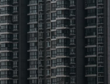 black and white concrete building