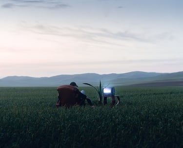 people sitting on grass field during daytime