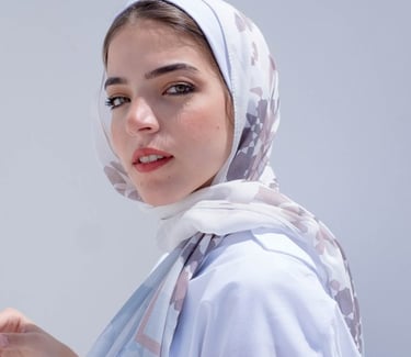 woman in white hijab smiling
