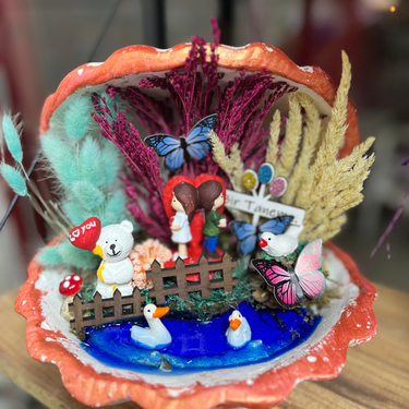 Dekoratif Midye Bahçe