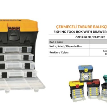 Çiftsan Plastiik Çekmeceli Tabure Kutu