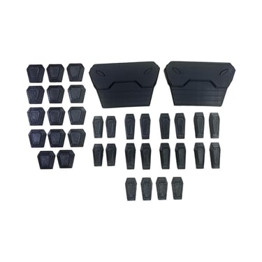 Eldiven Plastik Eklenti Korumalı Taktik Eldiven Paketi - Korumalı Eldiven Aparatları