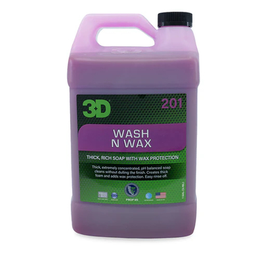 3D 201 Wash N Wax- 1 Gallon 3D 201 Wash N Wax- 1 Gallon