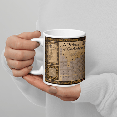 Contubernales Books Periodic Table of Greek Mythology Mug - Thumbnail 3