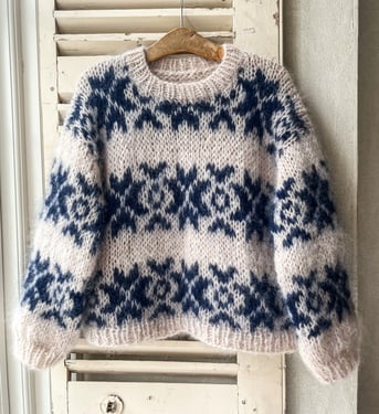 strikkeopskrift sarah lund sweater mayflower