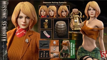 MISSING SEMORIAL アシュリーグラハム SWTOYS SWTOYS FS057 1/6 Ashley Graham Resident Evil Remake Figure Toy