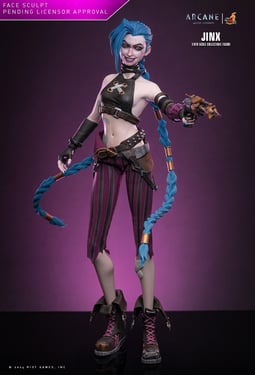 In stock! Hot Toys TMS137 Arcane League of Legends Jinx 1/6 Action