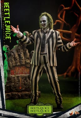 In stock! Hot Toys MMS767 Beetlejuice 1/6 Beetlejuice Figure | One