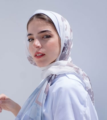 woman in white hijab smiling