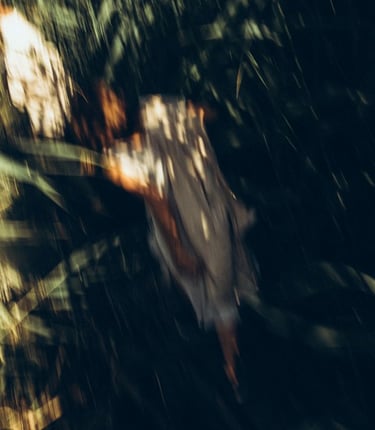 woman in white and brown dress standing on green grass during night time