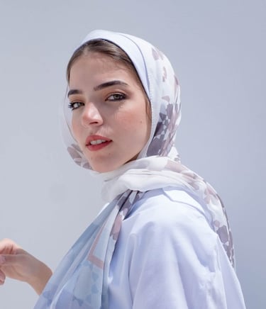 woman in white hijab smiling