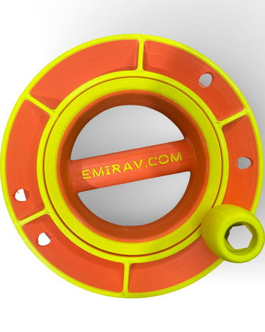 21cm X 5,5cm Dev Çıkrık Kasnak - Makaralı Kasnak - Çıkrık Kasnak 1002