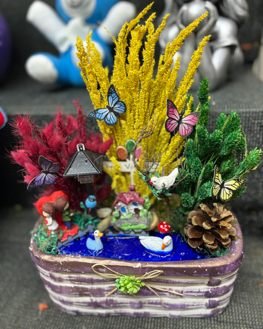 Dekoratif Mini Bahçe