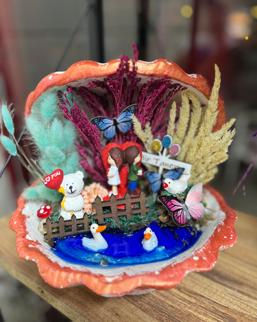 Dekoratif Midye Bahçe