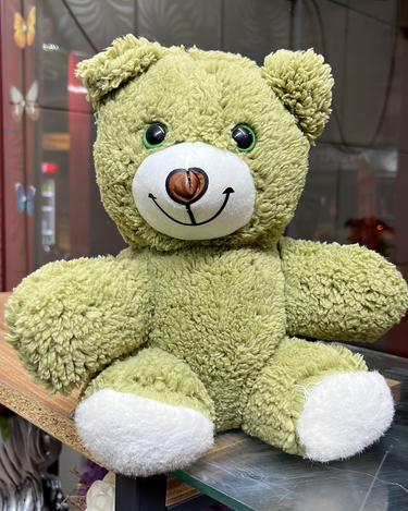 Yeşil peluş ayıcık
